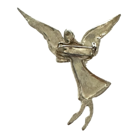 Rare Vintage Seasons Cannon Fall Serenity Angel Ornament You’re Loved Pin Brooch - Picture 4 of 6